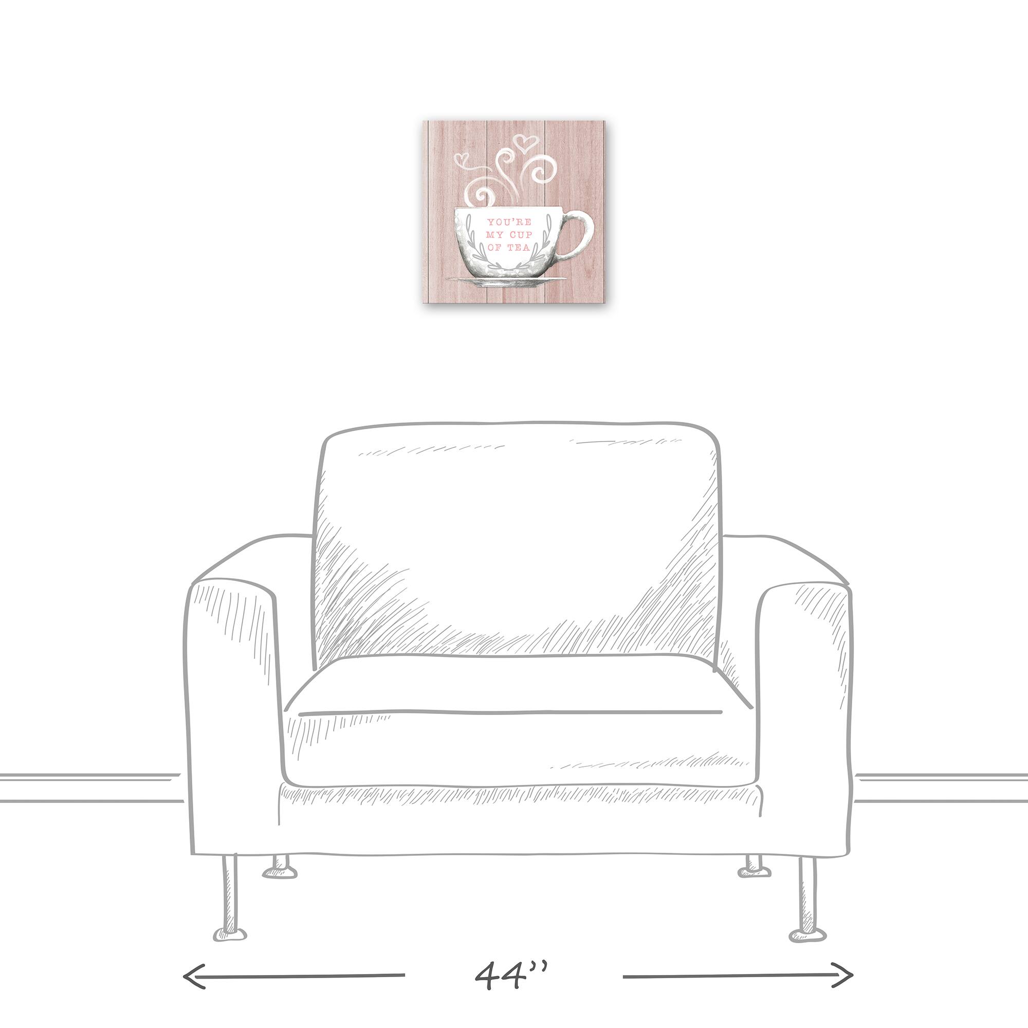 You're My Cup of Tea 12" x 12" Canvas Wall Art